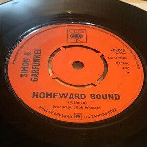 💥3/$20 Vintage Simon & Garfunkel Vinyl Record 45 RPM